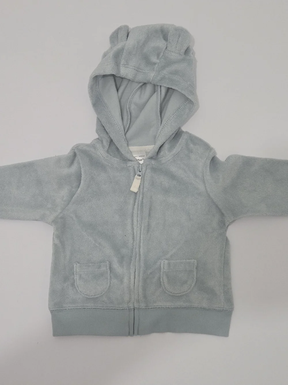 Carter's Light Blue Hooded Baby Two-Piece